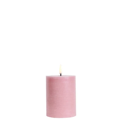Afbeelding van Uyuni Led Rustieke Kaars Roze 7,8x10cm