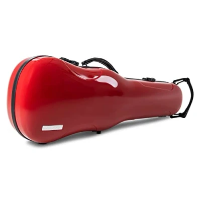 Afbeelding van GEWA altvioolkoffer AIR 2.0 rood hoogglans, met extra handgreep aan de zijkant, Made in Germany