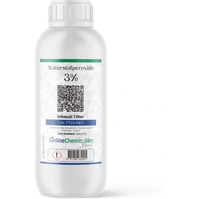 Afbeelding van Online chemicaliën waterstofperoxide 3% 1 Liter Hydrogen Peroxide Zuurstofwater h2o2 Voor Haarverf Hoogwaardig kopen