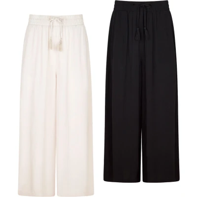 Afbeelding van DENIMFY Dames Chino Broek DFKate 2er comfort/relaxed Veelkleurig M Volwassenen