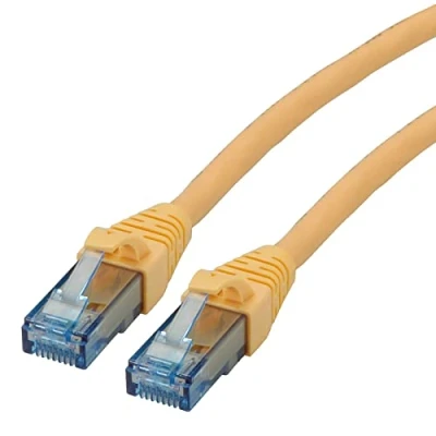 Afbeelding van Netwerkkabel Cat6a U/UTP 20 meter (100% koper, LSZH, Geel)