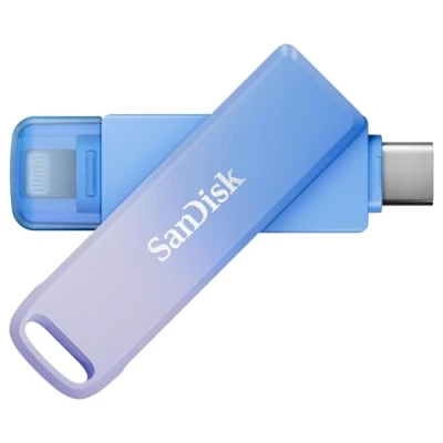 Afbeelding van SanDisk Creator Phone Drive 256 GB (Voor iPhone, iPad, pc &amp; Mac, Lightning en USB Type C, Automatische back up, Wachtwoordbeveiliging, Overdracht tot 90 MB/s, incl. 3 maanden Adobe Lightroom)