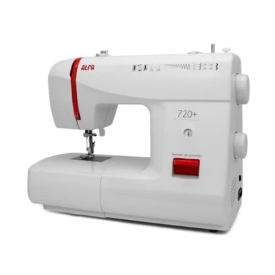 Afbeelding van Alfa Basic 720 naaimachine, 9 steekontwerpen, 70 W motor, wit