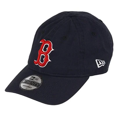 Afbeelding van New Era Boston Red Sox 9twenty Adjustable Cap Mlb Essential Navy/Red One Size