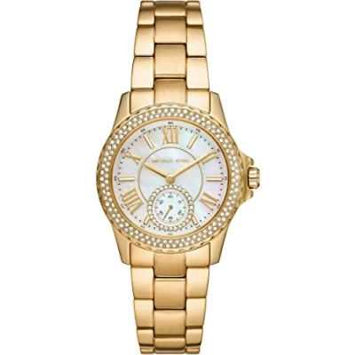 Afbeelding van Michael Kors dames Everest horloge MK7363 in de kleur Goud