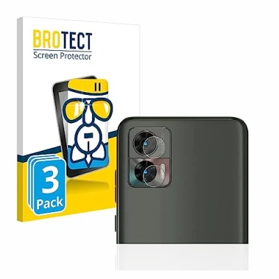 Afbeelding van BROTECT Screenprotector voor Motorola Edge 30 Neo (ALLEEN Camera Lens) Folie Beschermfolie Beschermglas transparant (3 Stuks)