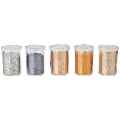 Afbeelding van Baker Ross Metallic glitterstrooier voor kinderen kerstknutselwerk en decoraties (5 stuks),