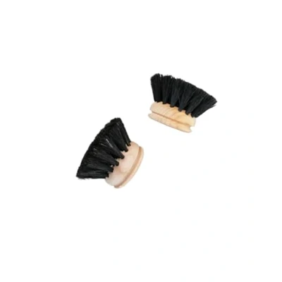 Afbeelding van Chinchilla® Set van 4 wisselkoppen hout voor afwasborstel, reservekop met beukenhout, FSC 100% paardenhaar, universele spoelborstelkoppen, duurzame keuken &amp; zero waste