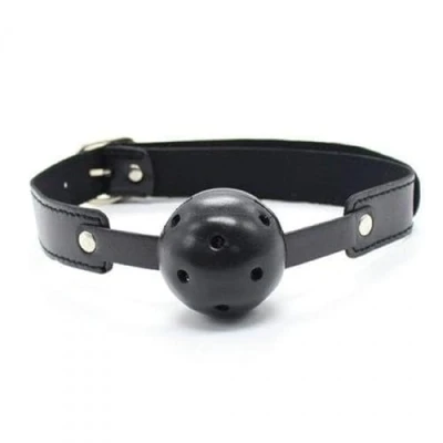 Afbeelding van Ballgag met Gaten Zwart