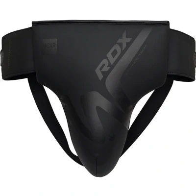 Afbeelding van RDX Sports T15 Noir Kruisbeschermer Matzwart Kunstleer PVC