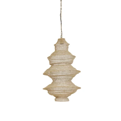 Afbeelding van Light &amp; Living Hanglamp NAKISHA Ø40x70cm Bruin