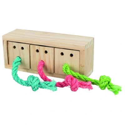 Afbeelding van Trixie Snack Kubus Hout 16X6X7 CM