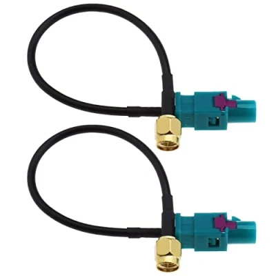 Afbeelding van Be In Your Mind 2 STKS Fakra Z Mannelijke Plug naar SMA Voertuig Antenne Adapter Kabel Universeel voor GSM GPS DAB TV Antennes Automotive Accessoires 15cm/6 inch
