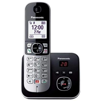Afbeelding van Panasonic KX TG6861 DECT telefoon Nummerherkenning Zwart, Grijs