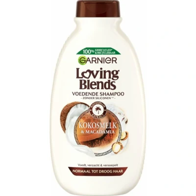 Afbeelding van Garnier Loving Blends Shampoo Kokosmelk &amp; Macadamia 250ML