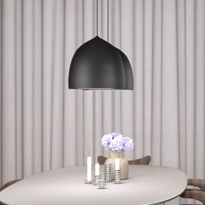 Afbeelding van Fritz Hansen Suspence P2 Hanglamp Zwart Gelakt