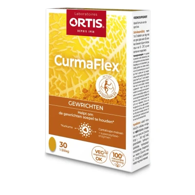 Afbeelding van Ortis Curmaflex Kurkuma Meloen Tabletten 30TB