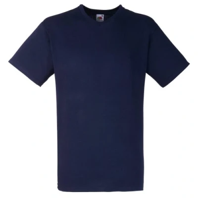 Afbeelding van Fruit of the Loom Heren T shirt Valueweight V hals 61 066 0, donkermarineblauw, L