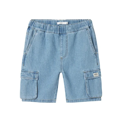 Afbeelding van Name It Nkmryan Cargo Dnm L Shorts 3950 ky