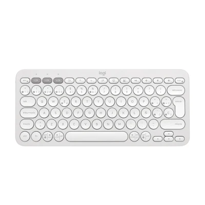 Afbeelding van Logitech Pebble Keys 2 K380s QWERTY Spanish Layout, White