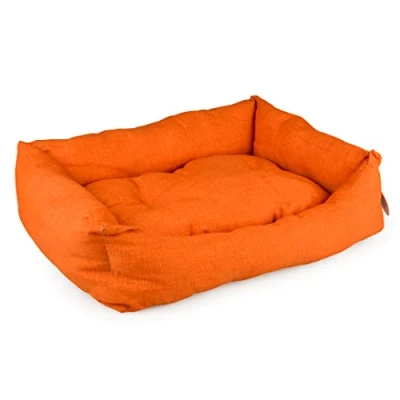Afbeelding van Duvoplus Dierenkussen Hond Mand Rechthoekig Tangerine 70x60x18cm Oranje 1st