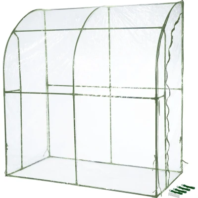 Afbeelding van Intergard Tuinkas kweekkas muurkas 200x100x215cm