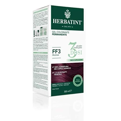 Afbeelding van Herbatint Duurzame kleurgel 3 blikjes FF3 pruim 300 ml