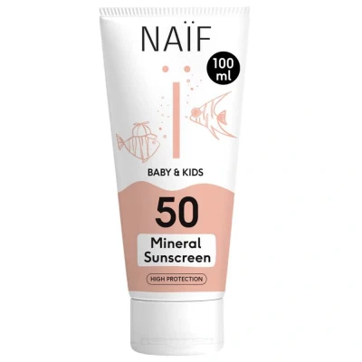 Afbeelding van Naïf Zonnebrand Kids SPF50 Mineral Sunscreen 100ml