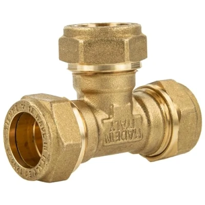 Afbeelding van MS klemringconnector 842222 , rechte T stuk schroefverbinding 22 x mm
