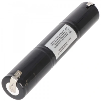 Afbeelding van batterij voor noodlicht NiCd 3.6V 4500mAh L1x3 Mono D met Faston verbinding vervangt van 3,6 V