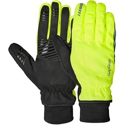 Afbeelding van GripGrab Windster 2 Windproof Winter Fietshandschoenen Geel Hi Vis Unisex Maat L