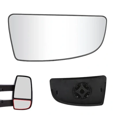 Afbeelding van SENZEAL Vervangende Spiegelglas Rechtsonder voor Ford Transit MK8 2014 2015 2016 2017 2018 2019 2020 2021 2022 Buitenspiegel Glas 1855102 BK3117A700AB (Rechtsonder)