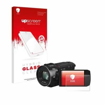 Afbeelding van upscreen Screenprotector voor Panasonic HC VX3 Folie Beschermfolie Beschermglas transparant