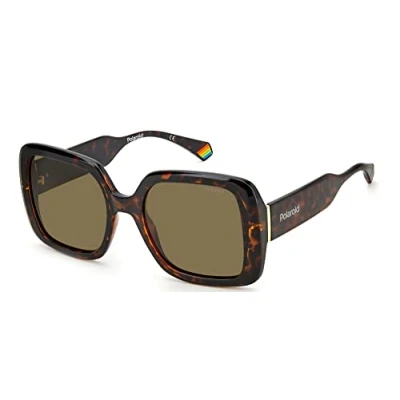 Afbeelding van Polaroid zonnebril PLD 6168/s 086 SP Dark Havana Bronze gepolariseerd Sunglasses