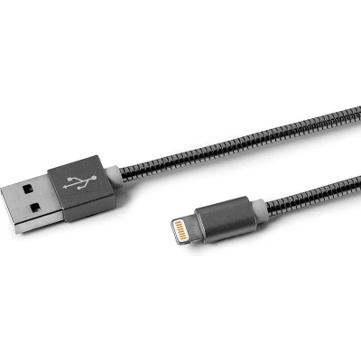 Afbeelding van Celly USB Lightning Kabel, 1 meter, Zwart Snake