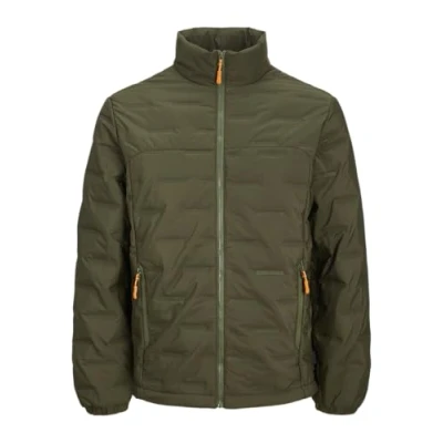 Afbeelding van JACK &amp; JONES CORE quilted gewatteerde jas JCOSONIC groen