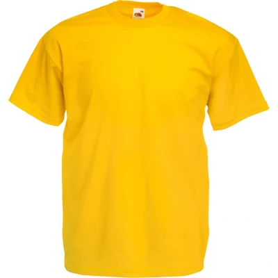 Afbeelding van Fruit Of The Loom Heren Valueweight T shirt met korte mouwen (Zonnebloem)