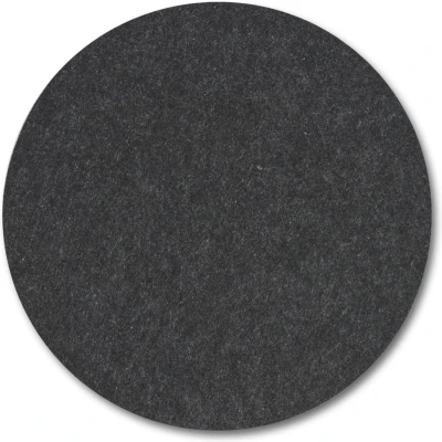 Afbeelding van Zeller Ronde Placemat Donkergrijs/Antraciet D38cm Vilt/polyester Hittebestendig