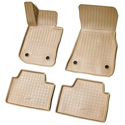 Afbeelding van Recambo 3D Rubberen vloermatten compatibel met BMW 3 Serie G20 G21 BJ vanaf 2019&gt; automatten Perfecte pasvorm rand beige