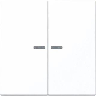 Afbeelding van JUNG, Accessoires schakelprogramma, Tuimelschakelaar LS ws mt lichtuitgang LS102KO5WWM