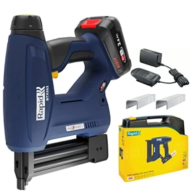 Afbeelding van Rapid BTX553 Accutacker 18V P4A 2.5 Ah accu + lader Incl. 300 8/30 mm brads In koffer 5001506