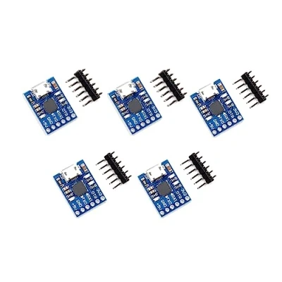 Afbeelding van 5 stks CJMCU CP2102 6 Pin Micro USB naar UART TTL Seriële Converter Module