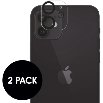 Afbeelding van 2 Pack Screenprotectors Apple iPhone 12 Mini: iMoshion Camera Protector Glas
