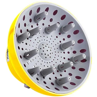 Afbeelding van Hairizone Universele Haar Diffuser Aanpasbaar voor Blow Dryers met D = 4,3 tot 6,6 cm Krullend of Golvend Haar, Geel