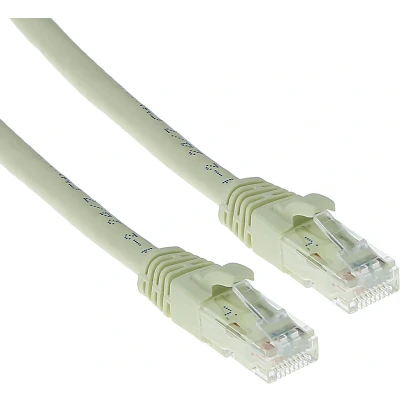 Afbeelding van ACT IB3210 U/UTP CAT6A Patchkabel Snagless RJ45 Connectoren Ivoor 10 meter