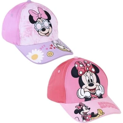 Afbeelding van Minnie Mouse Kindermuts Lila kleur Geschikt van 2 tot 8 jaar Combineert katoen en polyester met verstelbare klittenband Origineel product Ontworpen in Spanje