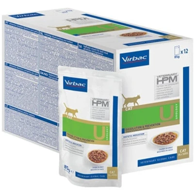 Afbeelding van 24 x 85 g Urology Dissolution &amp; Prevention Virbac Veterinary Kattenvoer
