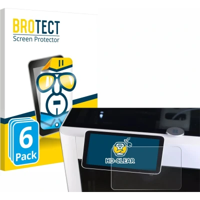 Afbeelding van BROTECT Screenprotector voor Bambu Lab X1 Carbon 3D Printer Folie Beschermfolie transparant (6 Stuks)