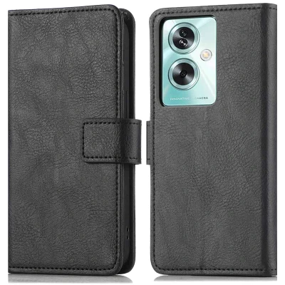 Afbeelding van Oppo A79 Hoesje Kunstleder iMoshion Bookcase Zwart Telefoonhoesje