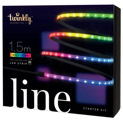 Afbeelding van Twinkly LED strip Line Starterset 1.5 meter (Flexibel, 90 LEDs, IP20, RGB+Wit)